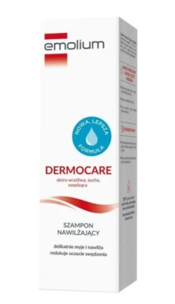 PERRIGO POLAND - Emolium Dermocare, feuchtigkeitsspendendes Shampoo, 400 ml