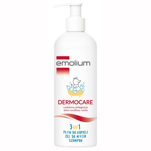 PERRIGO POLAND - Emolium Dermocare 3in1 Flüssiggel und Shampoo 400 ml
