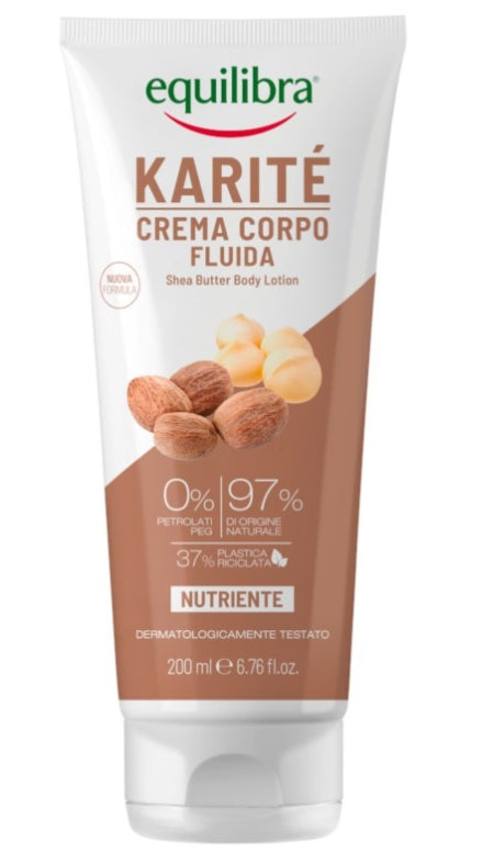 EQUILIBRA - Equilibra, Karite Körperlotion mit Sheabutter, 200 ml