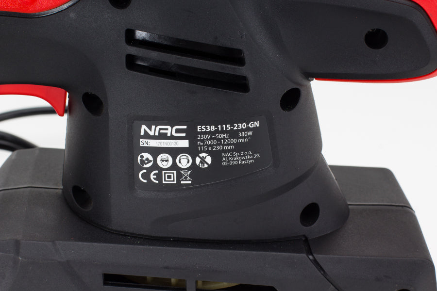 NAC OSZILLATIONSSCHLEIFER 380W ES38-115-230-GN