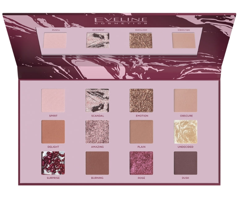 EVELINE COSMETICS - Eveline Shocking Nudes Lidschatten-Palette, 9,6 g