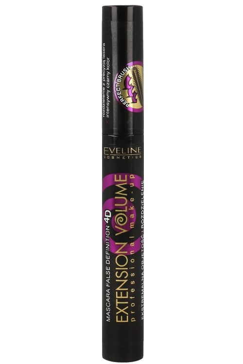 EVELINE COSMETICS - Eveline Extension Volumen verdichtende Mascara False Definition 4D schwarz 1 Stück