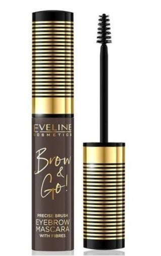 EVELINE COSMETICS - Eveline Brow&Go 02 Dunkle Augenbrauen-Mascara 6 ml