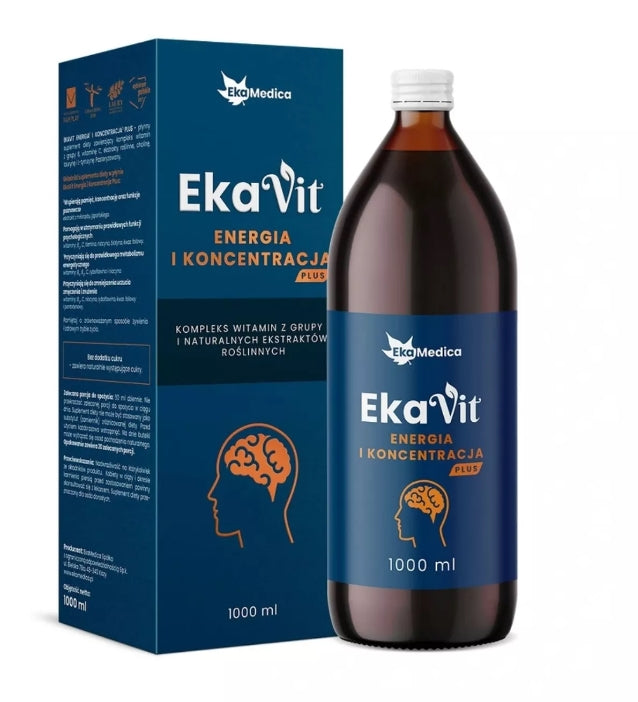 EKAMEDICA - Ekavit Energie und Konzentration Plus, 1000 ml