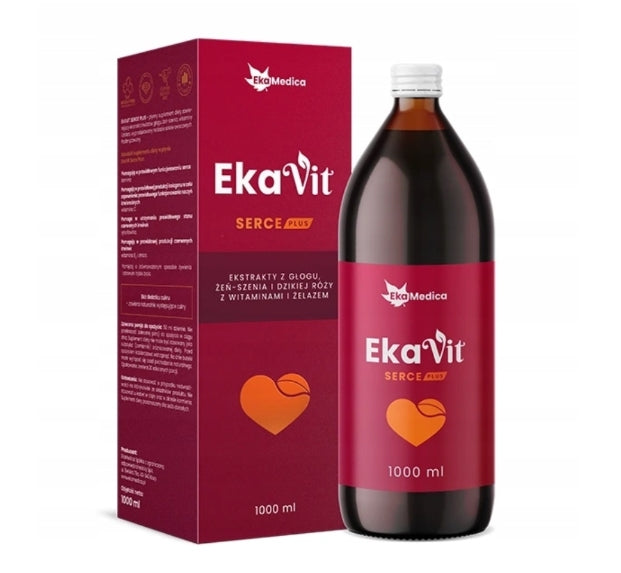 EKAMEDICA - Ekavit, Serce Plus Saft, 1000 ml