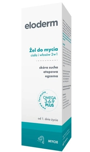 POLPHARMA - Eloderm, 2in1 Körper- und Haarwaschgel, 200 ml