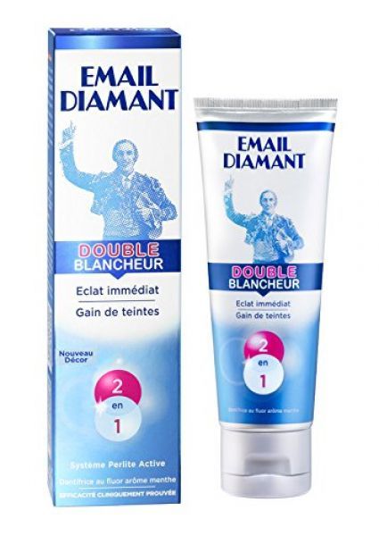 ATOS - E-Mail Diamant Double Blancheur Zahnpasta mit doppelter Aufhellung, 75 ml