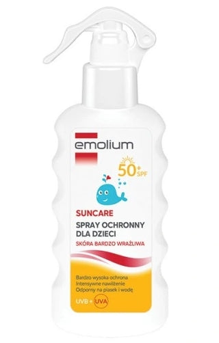 PERRIGO POLAND - Emolium Suncare Schutzspray für sehr empfindliche Kinderhaut LSF 50+ ab 1 Jahr, 175 ml