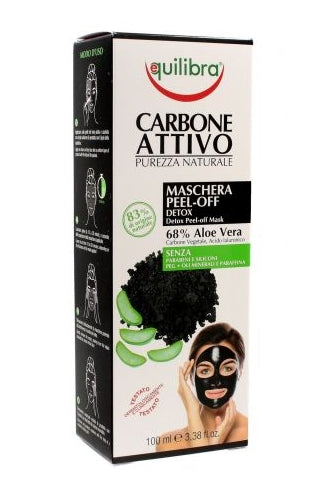 EQUILIBRA - Equilibra, Pell-off-Gesichtsmaske mit Aktivkohle, 100 ml