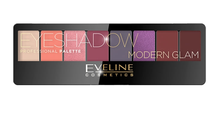 EVELINE COSMETICS - Eveline Eyeshadow Professional Lidschatten-Palette 03 Modern Glam 96g