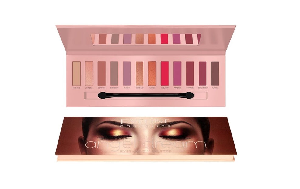 EVELINE COSMETICS - Eveline Angel Dream Lidschatten-Palette 12 Farbtöne