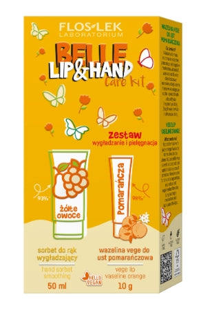 FLOSLEK - Flos-Lek Belle Lip &amp; Handglättung und -pflege Handsorbet 50 ml + Vaseline 10 g