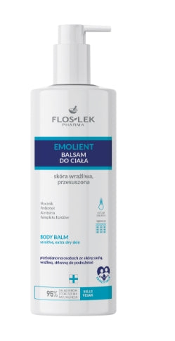 FLOSLEK - Flos-Lek Emolient Körperlotion für empfindliche, trockene Haut, 400 ml
