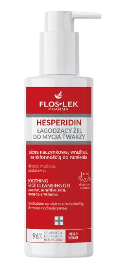 FLOSLEK - Flos-Lek Hesperidin Beruhigendes Gesichtswaschgel, 175 ml