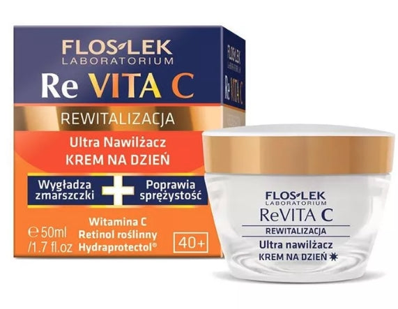 FLOSLEK - Flos-Lek Re Vita C Cream Ultra Feuchtigkeitscreme für den Tag 45+ 50 ml