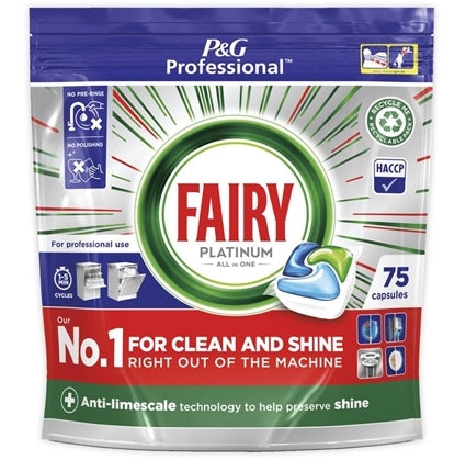 FAIRY - Fairy Platinum All in 1 Spülmaschinenkapseln, 75 Stück