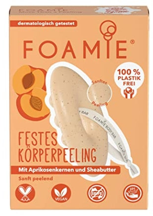 FAOMIE - Foamie, Duschgel, Aprikosen- und Sheabutter, 80g