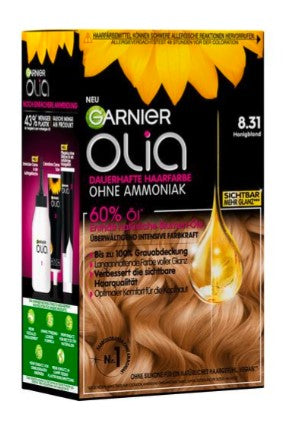 GARNIER - Garnier, Olia, Haarfärbemittel, 8,31 goldenes Aschblond, 1 Stück