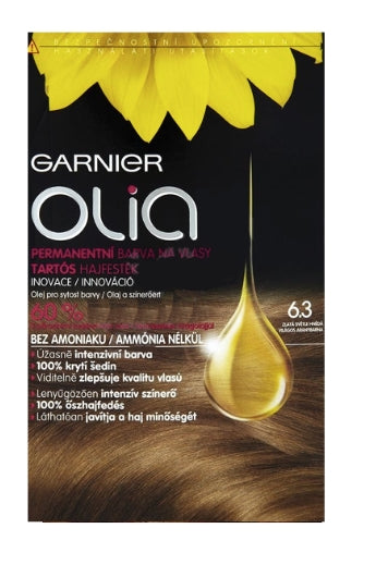 GARNIER - Garnier, Olia, Haarfärbemittel, 6,3 Gold Hellbraun, 1 Stück
