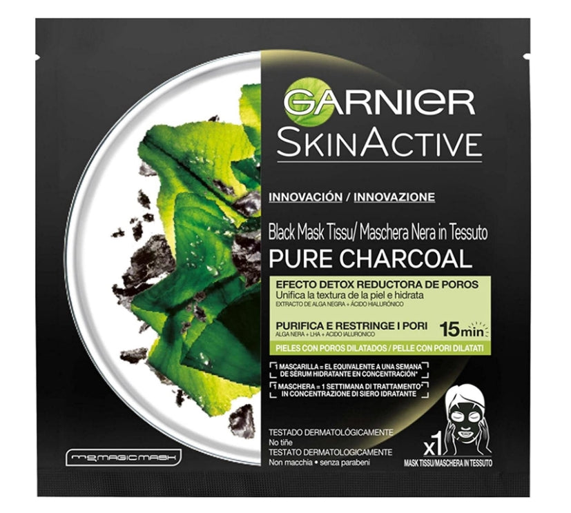 GARNIER - Garnier, Pure Charcoal, Reinigungsmaske, 28g