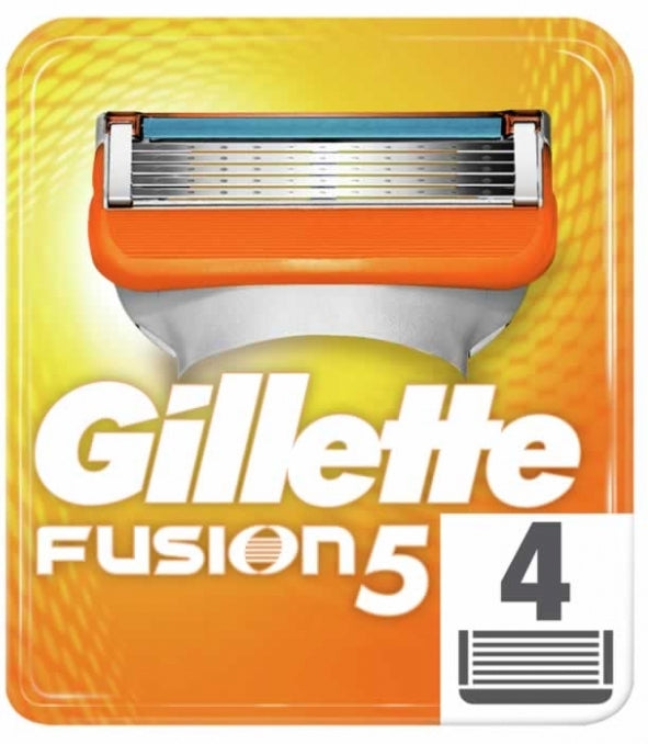 GILLETTE - Gillette, Fusion 5, Rasiererkartuschen, 4 Stück