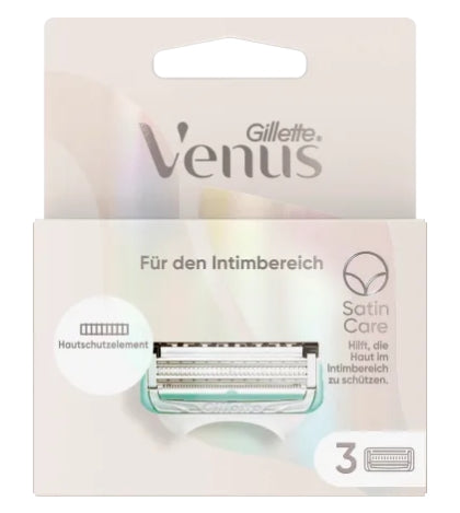 GILLETTE - Gillette, Satin Care, Ersatzkartuschen für Rasierer, 3 Stück