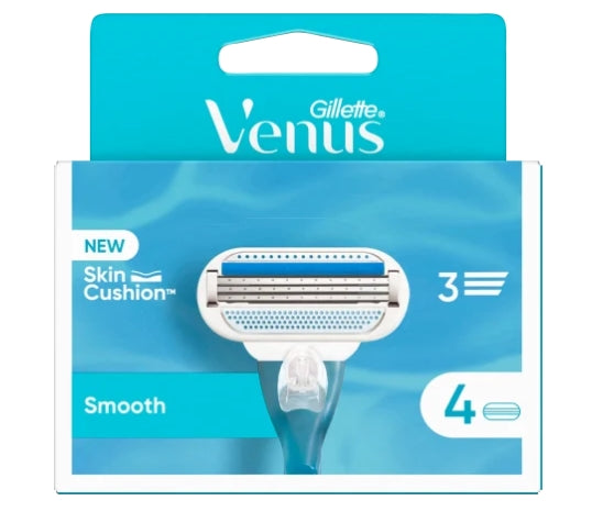 GILLETTE - Gillette, Venus Smooth Ersatzklingen, 4 Stück