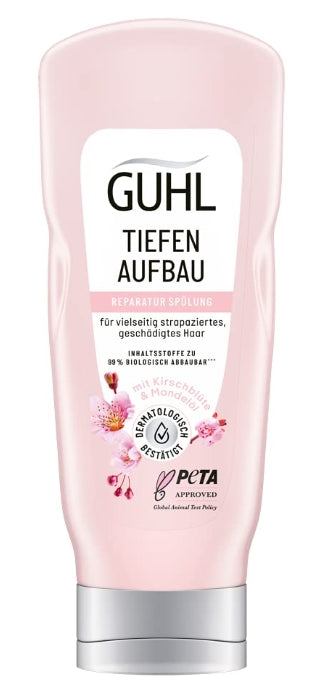 GUHL - Guhl, Tiefen Aufbau, Conditioner für strapaziertes Haar, Kirschblüte, 200ml