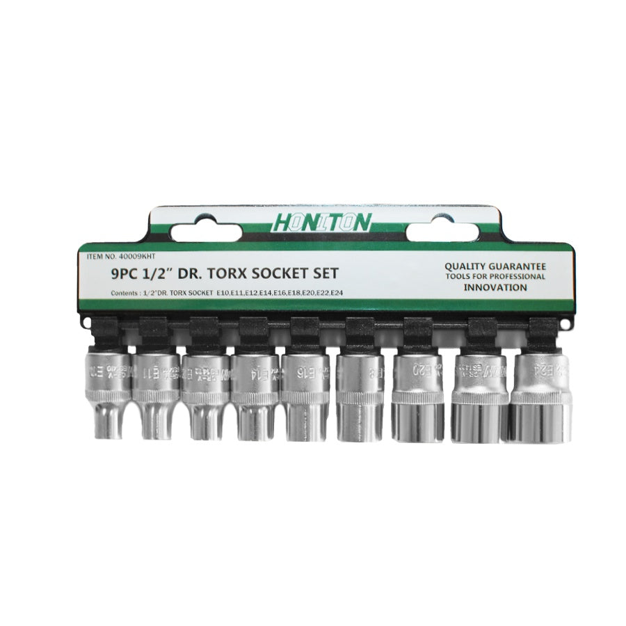 HONITON-STECKDOSE 9-tlg. 1/2" TORX 4009