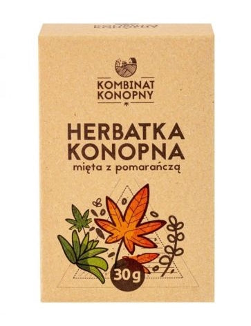 KOMBINAT KONOPNY - Hanftee Minze mit Orange, 30g