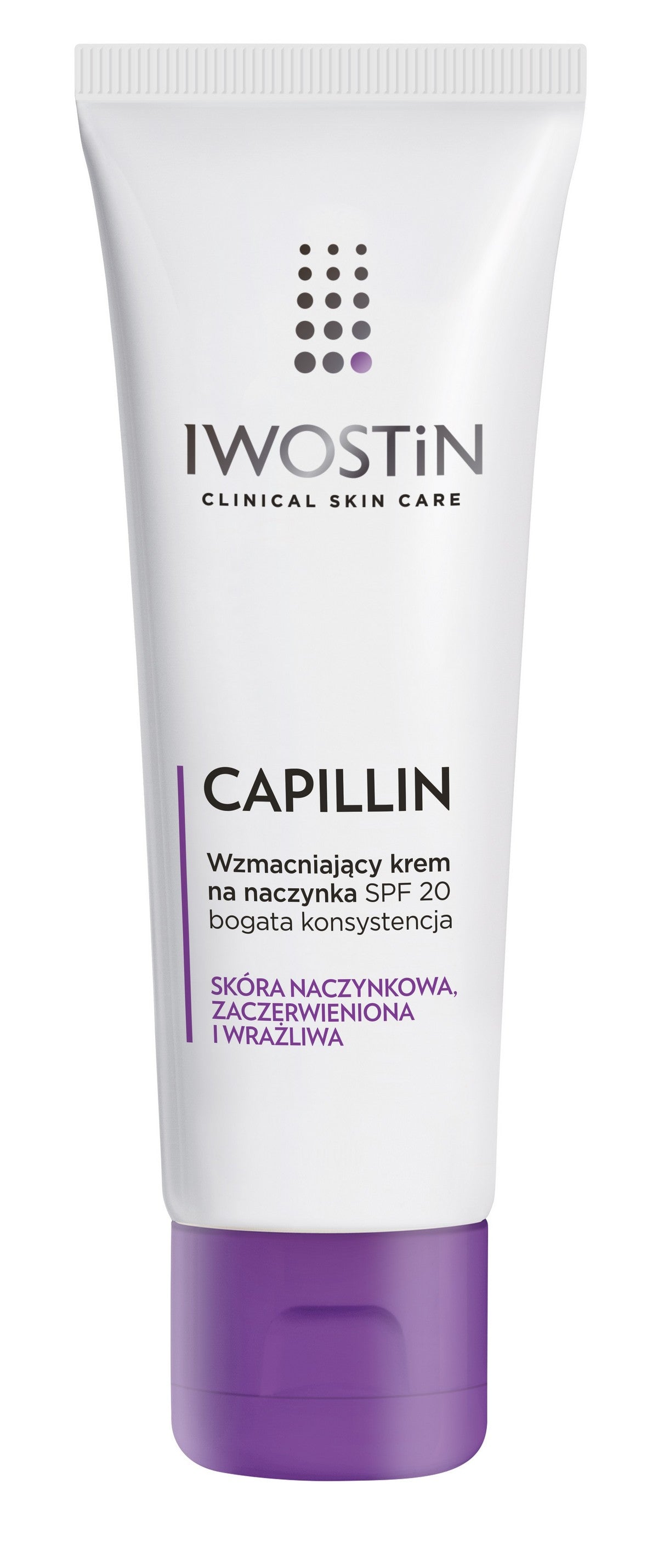 PERRIGO POLAND - Iwostin Capillin, stärkende Creme für Kapillaren LSF20, reichhaltige Konsistenz für den Tag, 40 ml