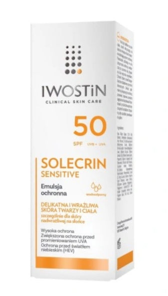 PERRIGO POLAND - Iwostin Solecrin Sensitive, Schutzemulsion, LSF 50+, 100 ml