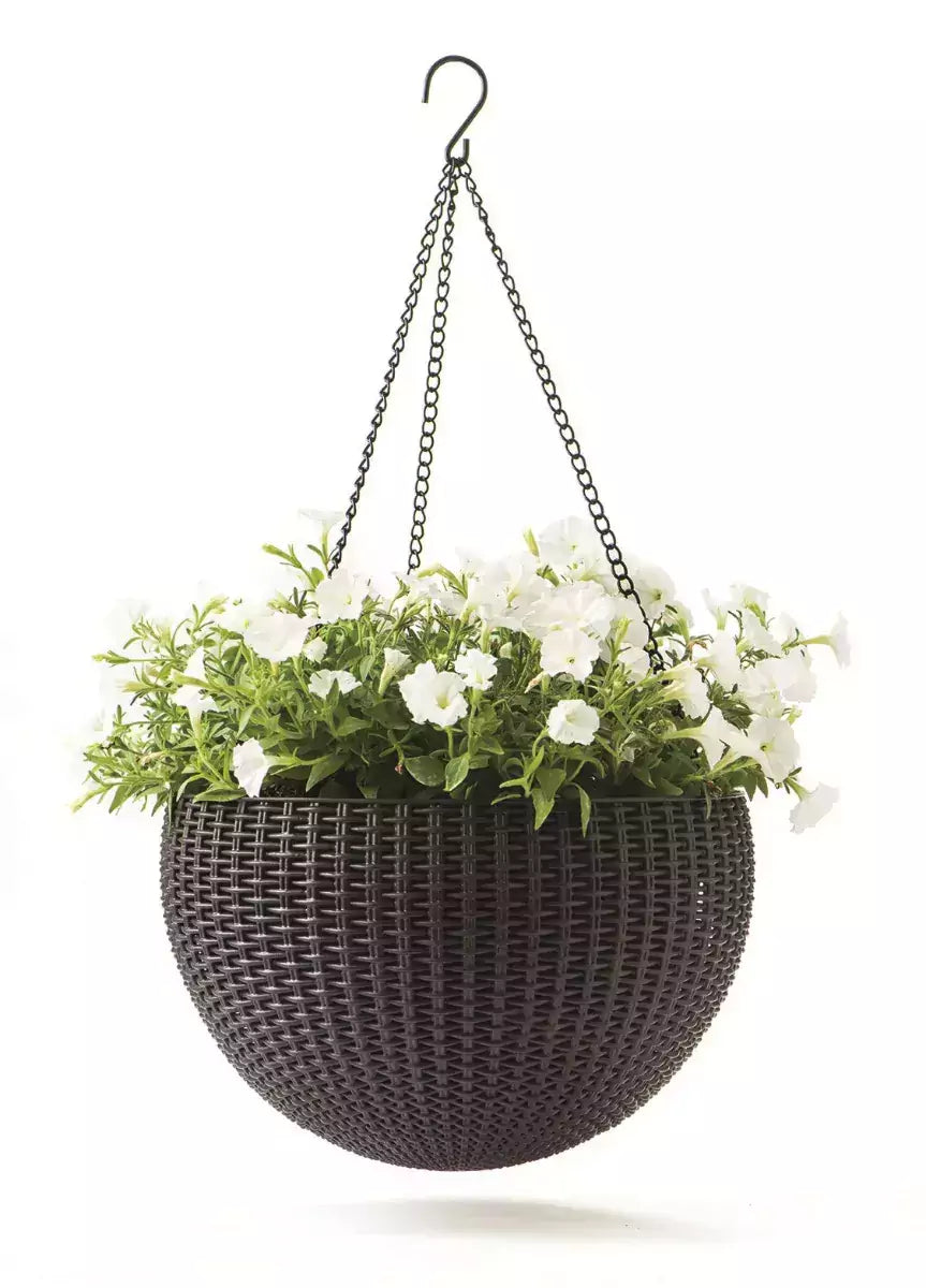 KETER RUNDER HÄNGENDER BLUMENTOPF ANTHRAZIT