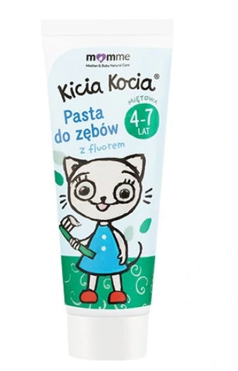 MOMME - Kicia Kocia, Minz-Zahnpasta 4-7 Jahre, 50 ml