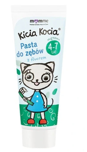 MOMME - Kicia Kocia, Zahnpasta Kaugummi 4-7 Jahre, 50 ml