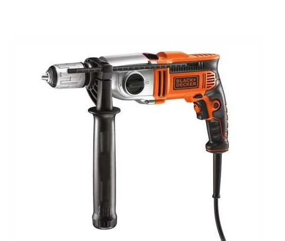 BLACK+DECKER SCHLAGBOHRER 910W 2-GANG-GEHÄUSE KR911K