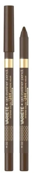 EVELINE COSMETICS - Eveline Cosmetics Variete Gel Augenstift 01 braun – Lange Haltbarkeit!