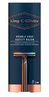 GILLETTE - King C. Gillette, Rasierer für Herren + 5 Klingen