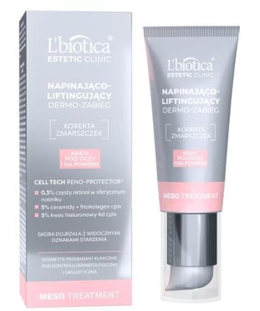 L'BIOTICA - L&#039;biotica Estetic Clinic Meso Treatment Straffende und straffende Dermo-Behandlung Augen- und Augenlidcreme, 15 ml