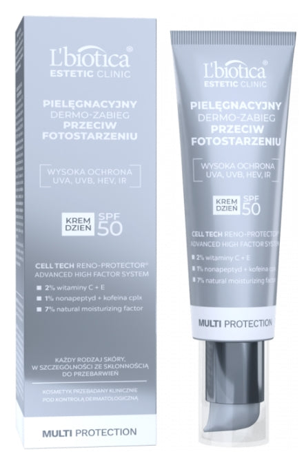 L'BIOTICA - L&#039;biotica Estetic Clinic Multi Protection Care Dermo-Treatment Tagescreme LSF 50, 35 ml