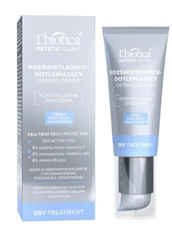 L'BIOTICA - L&#039;biotica Estetic Clinic Oxy Treatment Aufhellende und mit Sauerstoff versorgende Dermo-Treatment Augen- und Augenlidcreme, 15 ml