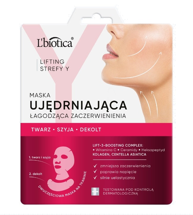 L'BIOTICA - L&#039;Biotica Lifting Y Zones Straffende Gesichtsmaske, lindert Rötungen, 1 Set