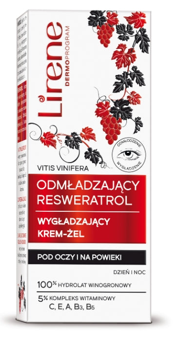 LIRENE - Lirene, Rejuvenating Resveratrol Cream-Gel, glättend und aufhellend, 20 ml