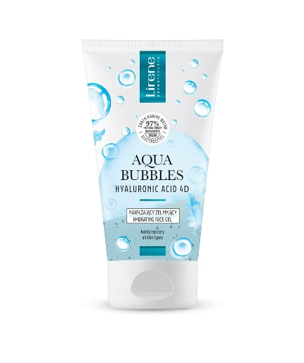 LIRENE - Lirene Aqua Bubbles Hyaluronsäure 4D Feuchtigkeitsspendendes Reinigungsgel, 150 ml