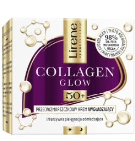 LIRENE - Lirene Collagen Glow Anti-Falten-Glättungs-Tages-/Nachtcreme 50+, 50 ml
