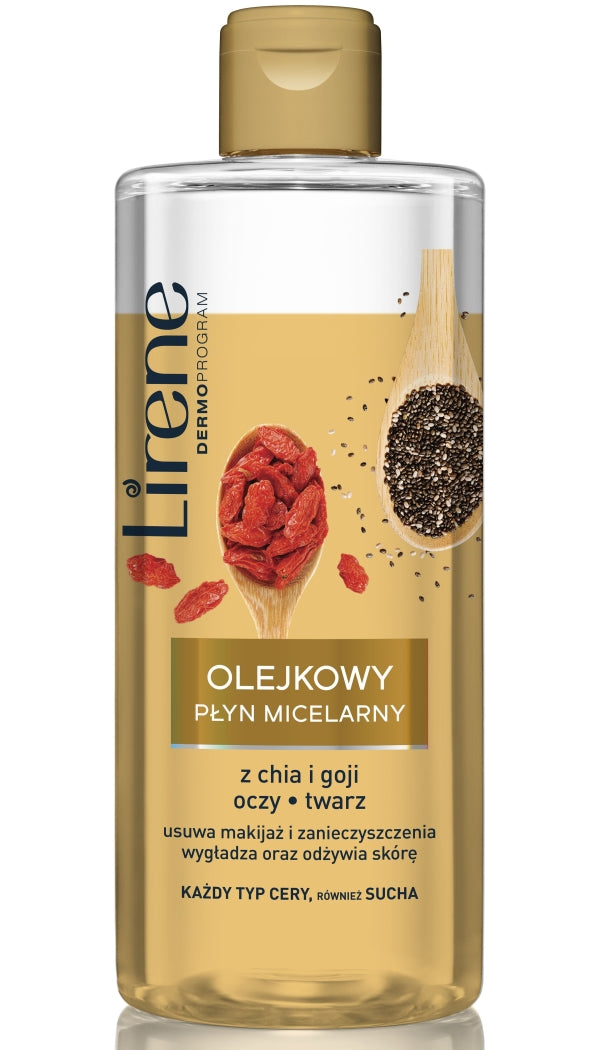LIRENE - Lirene Beruhigende Mizellenflüssigkeit mit Chia- und Goji-Öl 400 ml