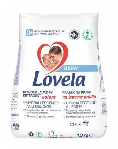 LOVELA - Lovela Baby, Waschpulver für farbige Stoffe, 1,3 kg