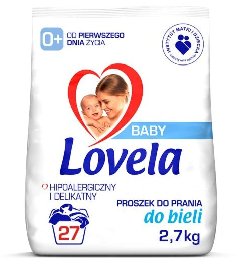 LOVELA - Lovela Baby hypoallergenes weißes Waschpulver für Babys 2,7 kg