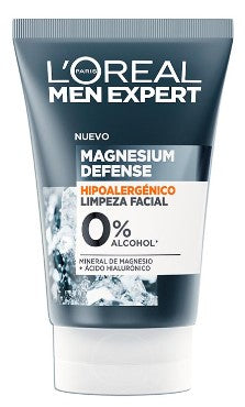 LOREAL PARIS - L'Oréal, Men Expert Magnesium Defense, Gesichtsreinigungsgel, 100 ml