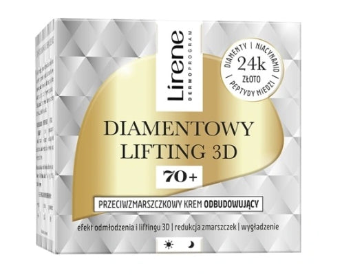 LIRENE - Lirene, Regenerierende Anti-Falten-Creme 70+ Diamond Lifting 3D, 50 ml